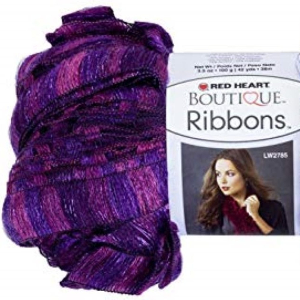 Red Heart Boutique Ribbons Yarn - Aurora